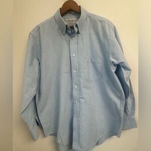 Men's Light Blue Casual Button Down Shirt